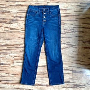 J Crew high rise Vintage straight jeans sZ 27 EUC